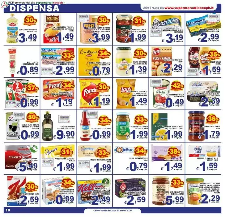 Offerte grandiose da 21 marzo a 31 marzo di 2025 - Pagina del volantino 10