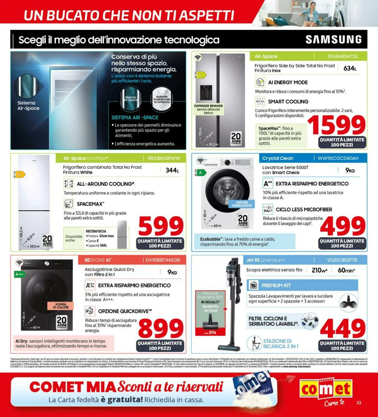 Comet Volantino attuale da 1 dicembre a 7 dicembre di 2023 - Pagina del volantino 33