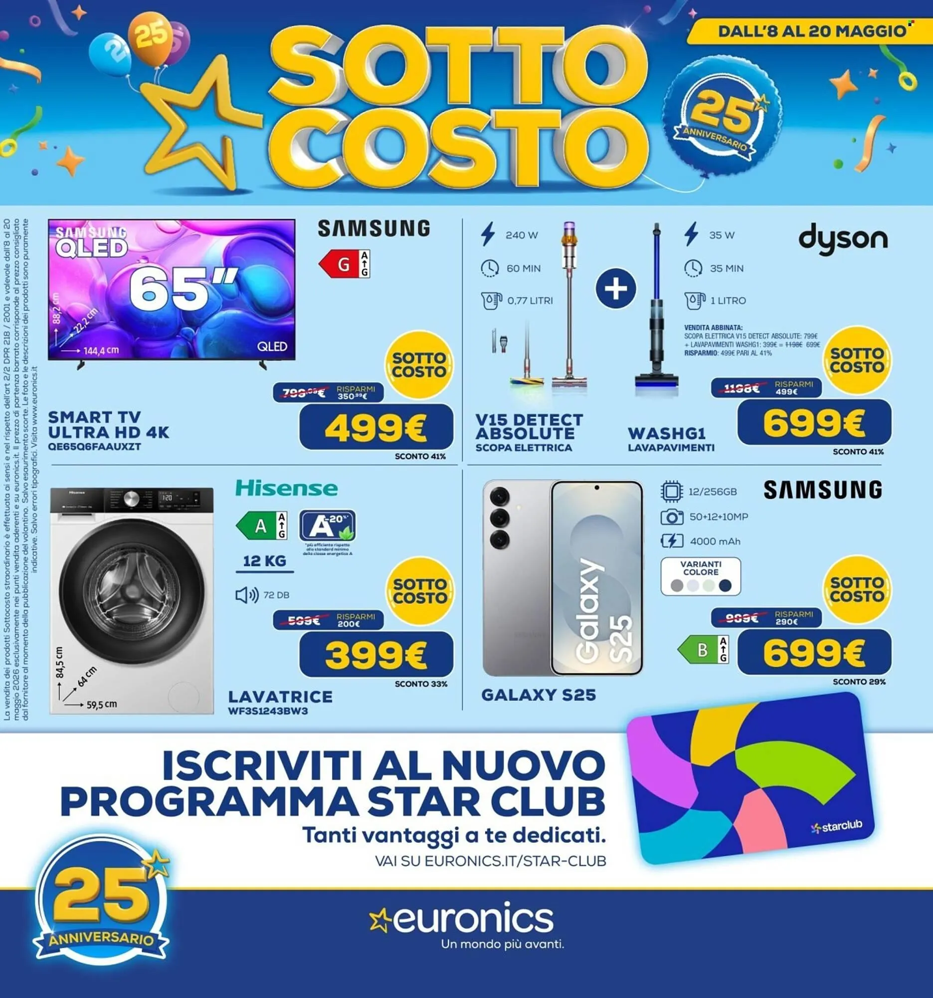 Volantino Euronics da 8 maggio a 20 maggio di 2026 - Pagina del volantino 1