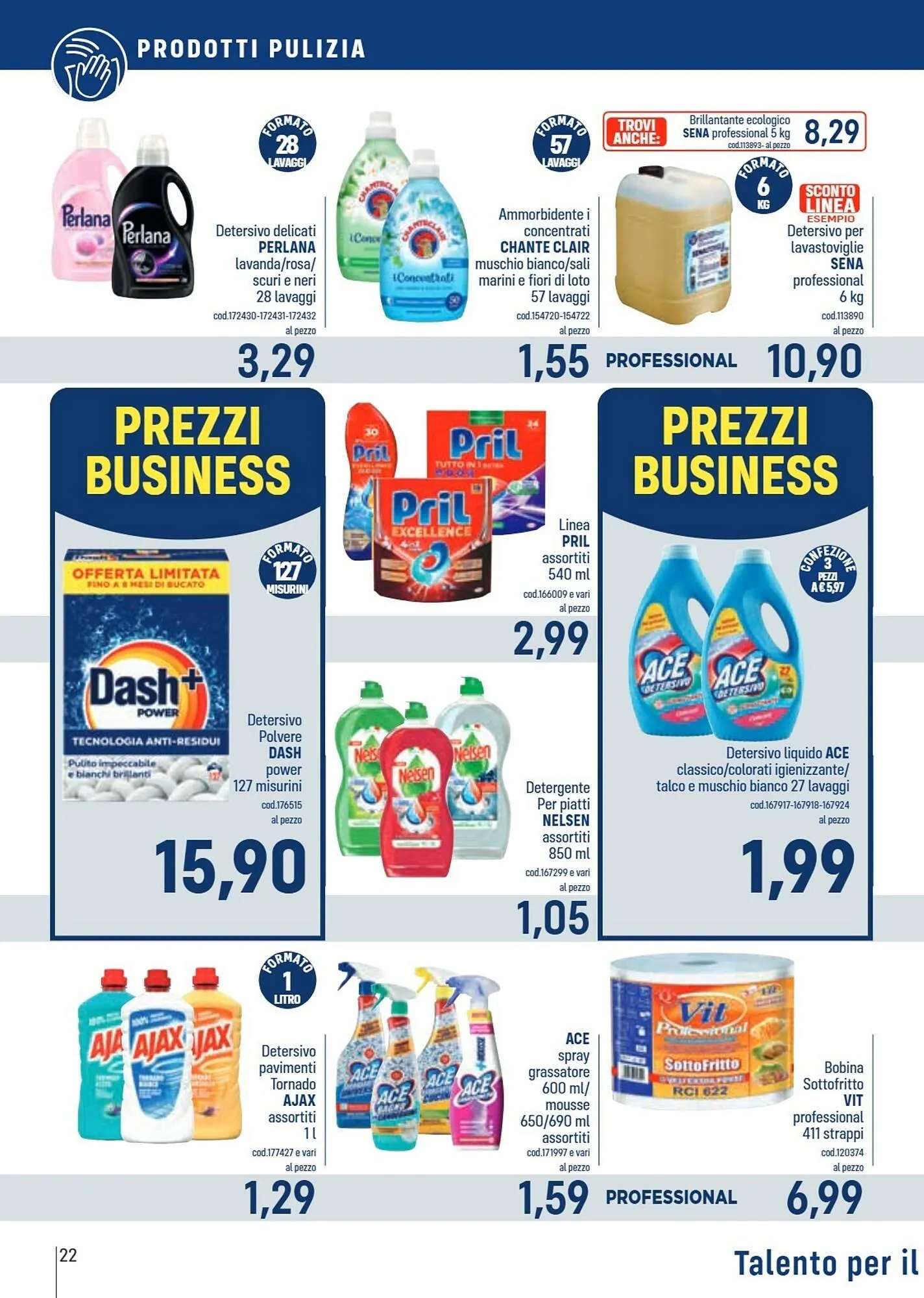 Volantino Talento Professional Store da 10 novembre a 23 novembre di 2025 - Pagina del volantino 22