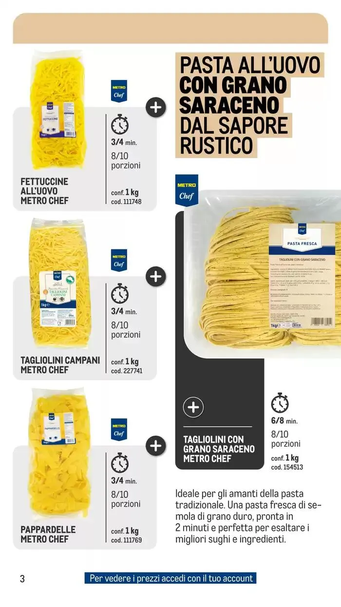Catalogo pasta fresca da 2 ottobre a 30 settembre di 2025 - Pagina del volantino 3