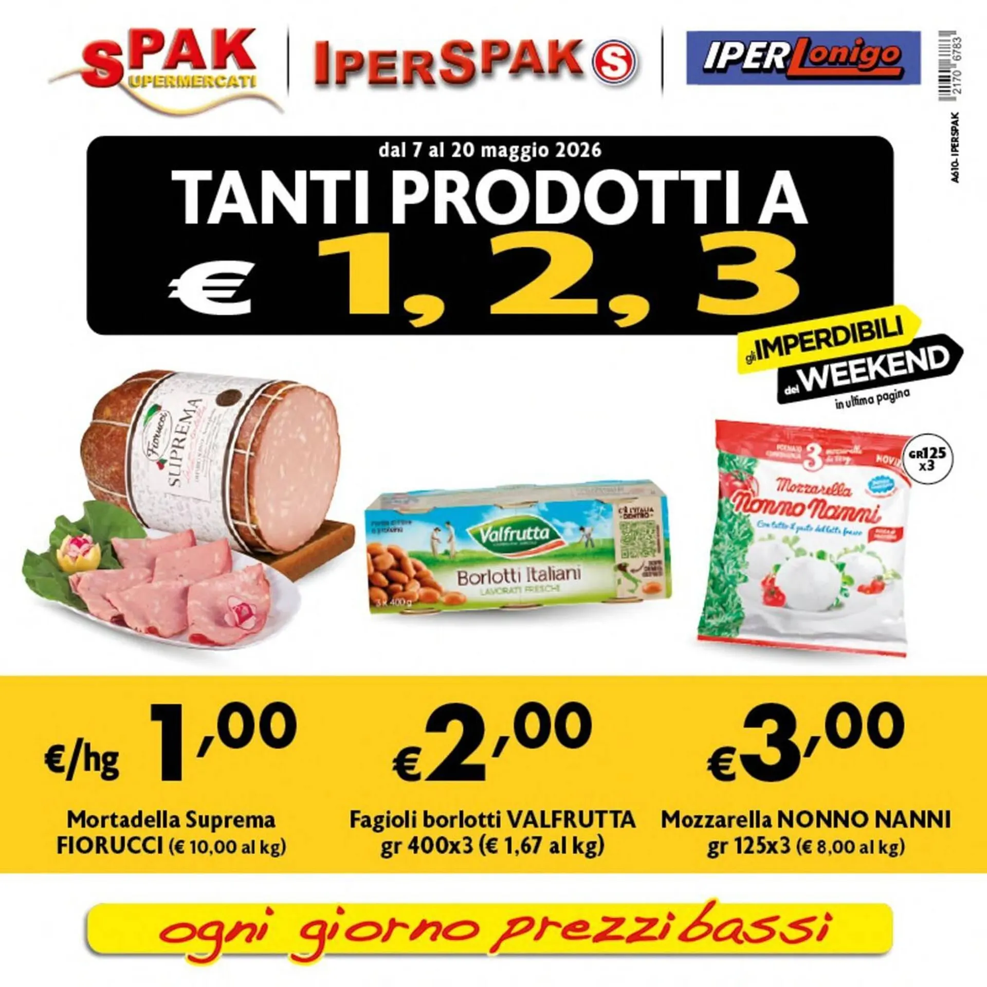 Volantino Spak Supermercati da 7 maggio a 20 maggio di 2026 - Pagina del volantino 1