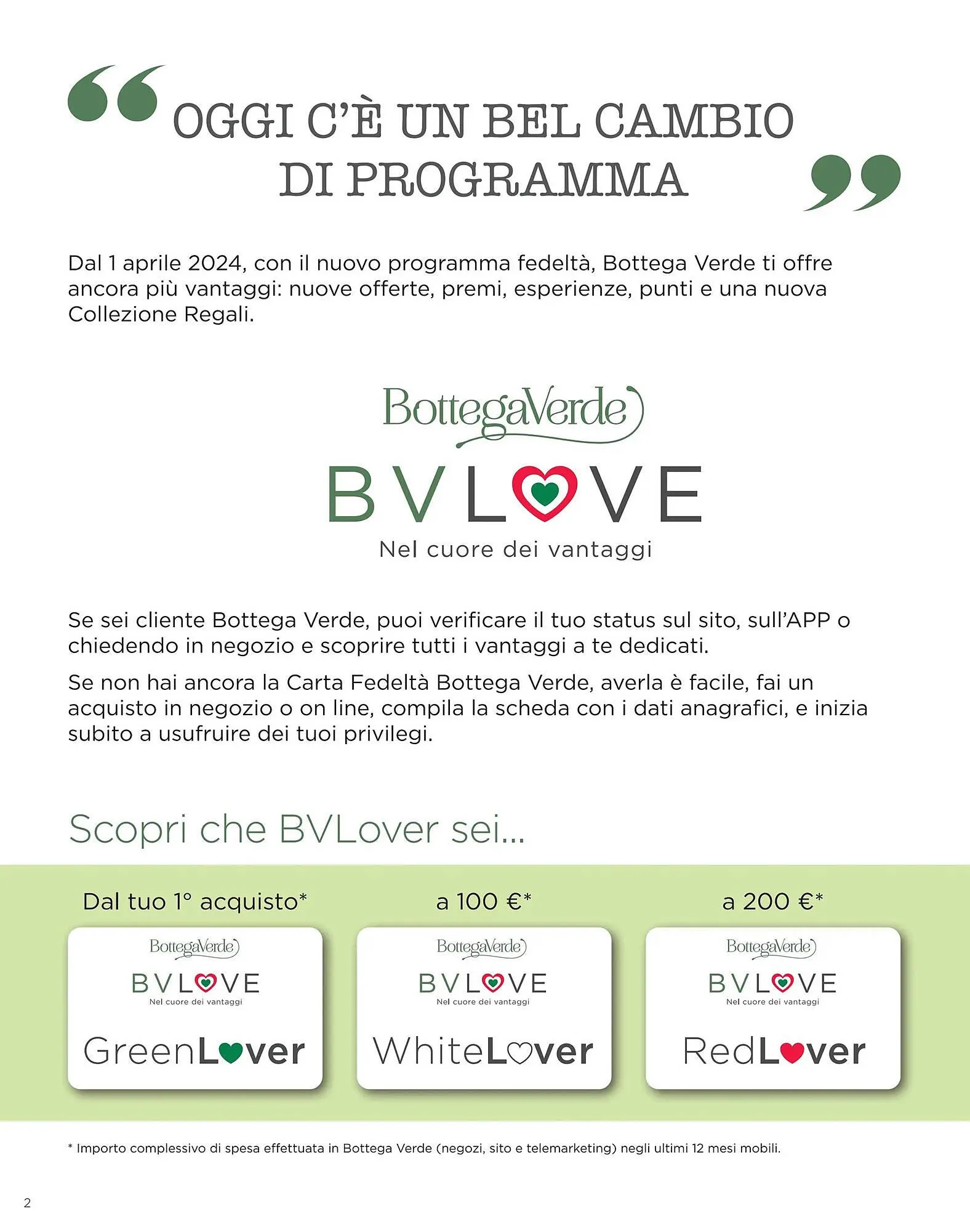 Volantino Bottega Verde da 1 aprile a 1 gennaio di 2025 - Pagina del volantino 2