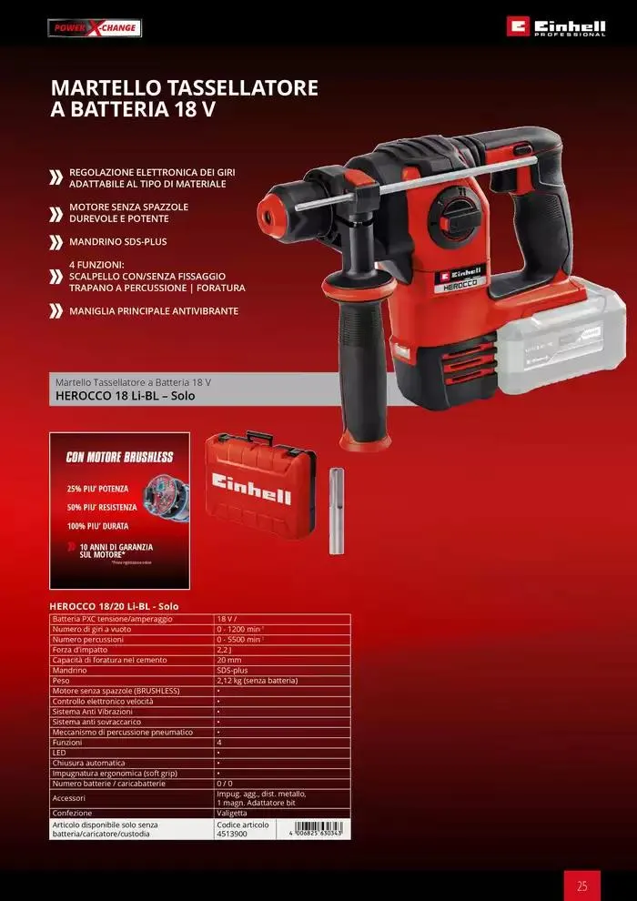 Elettroutensili 2025 da 11 febbraio a 31 dicembre di 2025 - Pagina del volantino 25