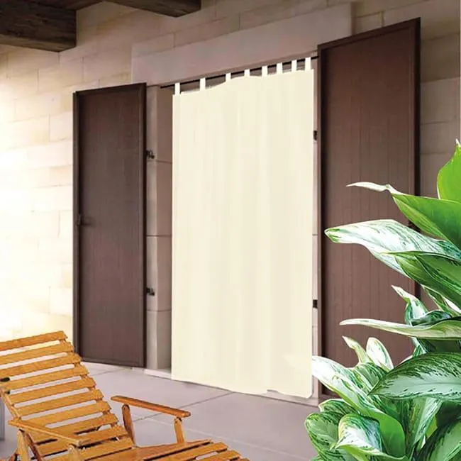 Tenda Policotone bianco, passanti nascosti 150x280 cm