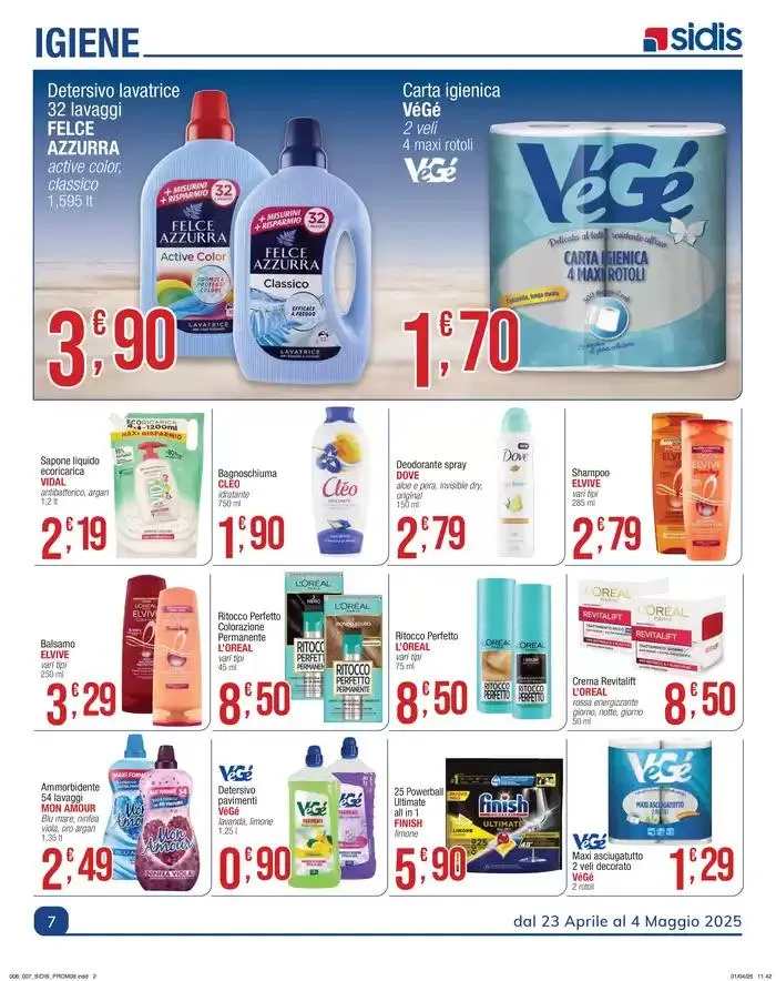 Il piacere di fare la spesa da 23 aprile a 4 maggio di 2025 - Pagina del volantino 7