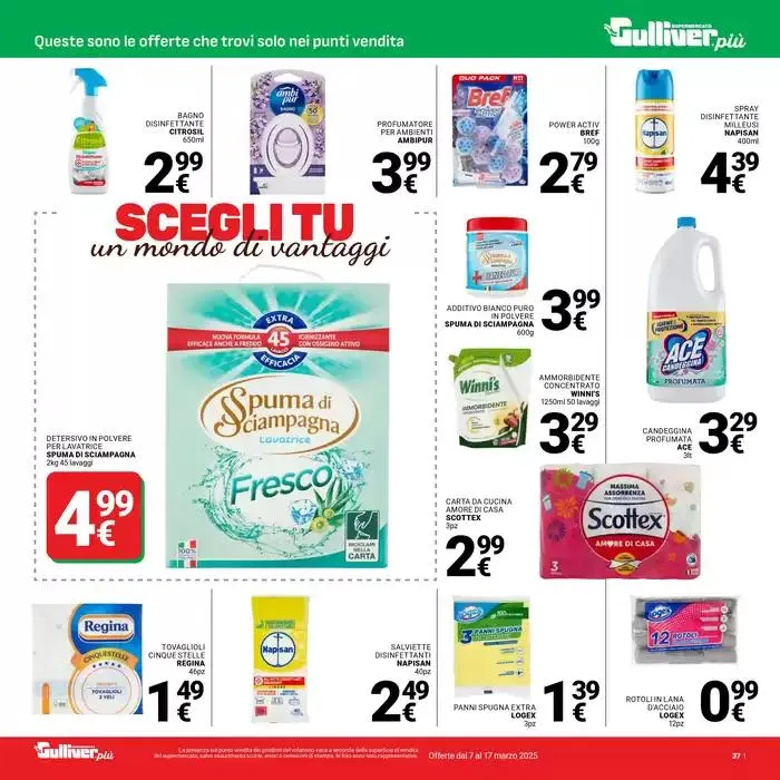 Scegli tu un mondo di vantaggi da 7 marzo a 17 marzo di 2025 - Pagina del volantino 37