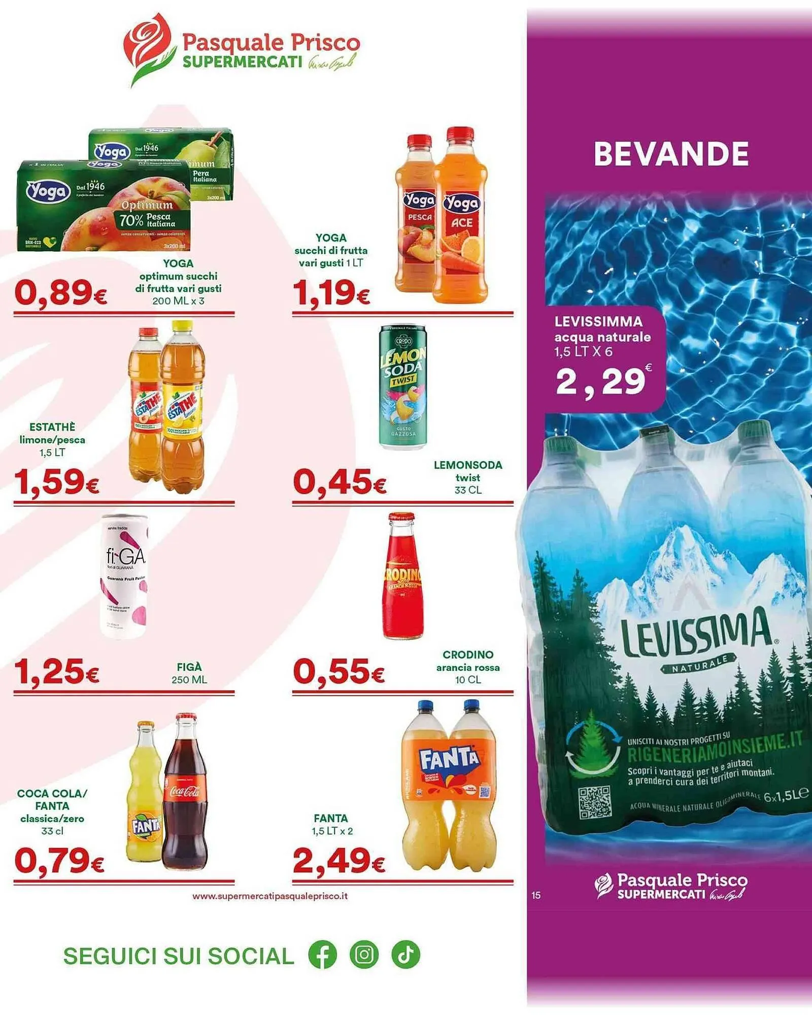 Volantino Supermercati Pasquale Prisco da 28 luglio a 10 agosto di 2025 - Pagina del volantino 15