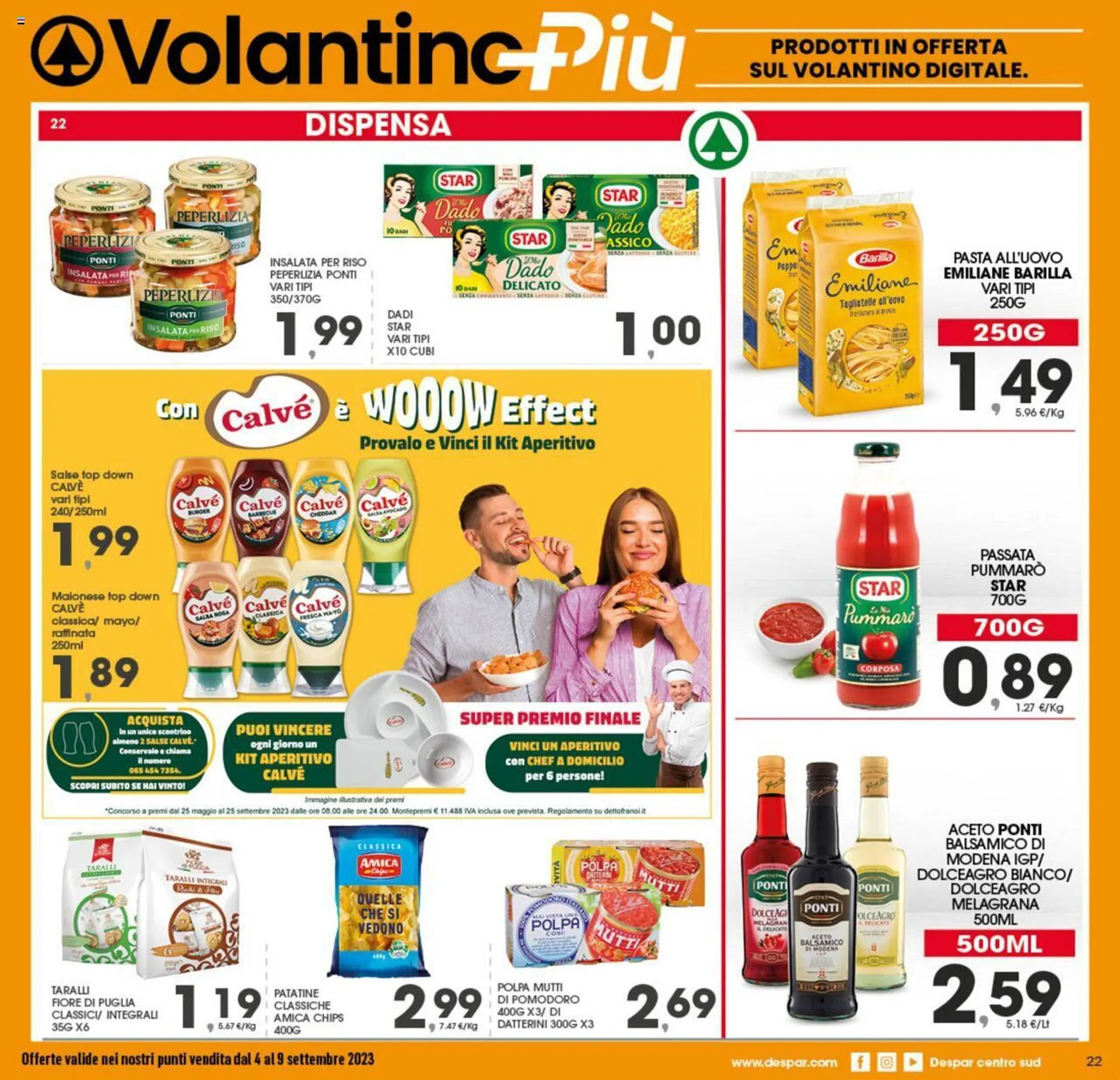 Volantino Eurospar da 4 settembre a 9 settembre di 2023 - Pagina del volantino 22