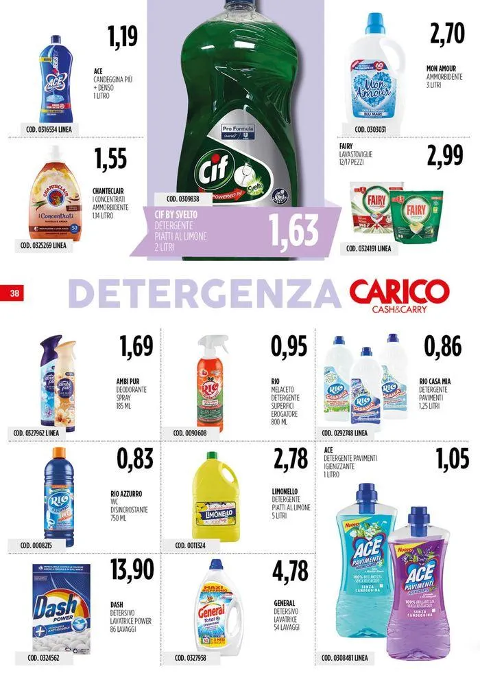 Carico Cash & Carry da 18 luglio a 31 luglio di 2024 - Pagina del volantino 38