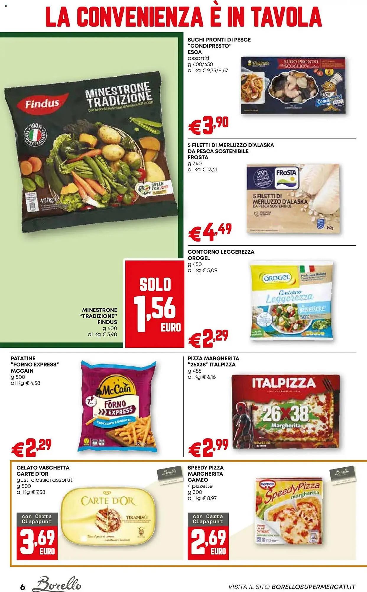 Volantino Borello Supermercati da 23 ottobre a 5 novembre di 2025 - Pagina del volantino 6