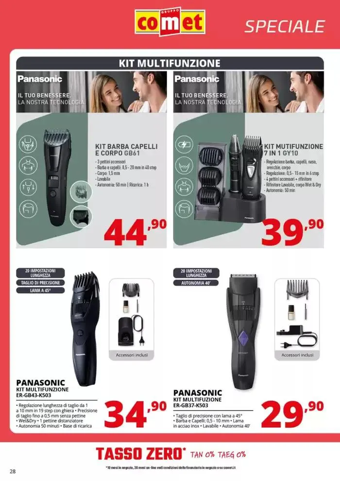 Speciale Piccoli Elettrodomestici da Comet! da 3 aprile a 16 aprile di 2025 - Pagina del volantino 28