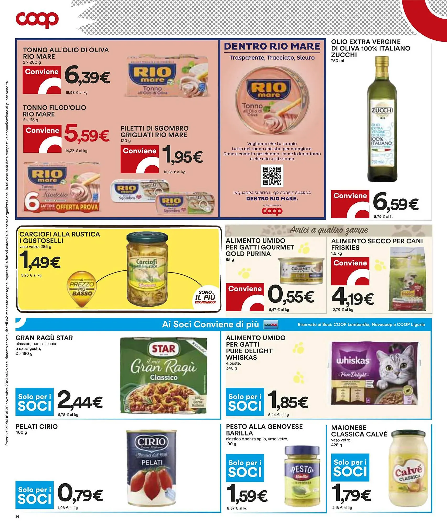 Volantino Coop da 16 novembre a 30 novembre di 2023 - Pagina del volantino 14