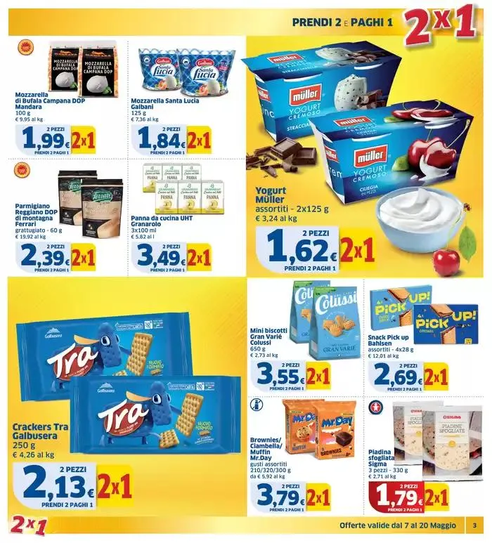 2x1 Prendi 2 e paghi 1 da 7 maggio a 20 maggio di 2025 - Pagina del volantino 3