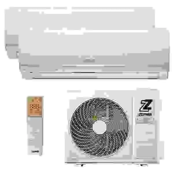 Condizionatore zephir dual 9000+12000 btu zduo my25 eer 3,3 cop 3,90 a++/a+