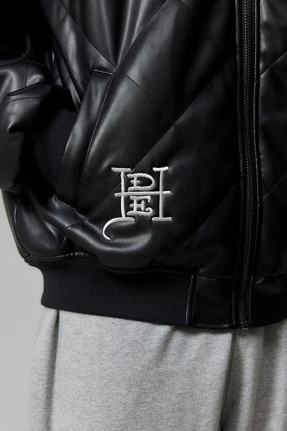 Ed Hardy UO Exclusive Quilted Bomber Jacket