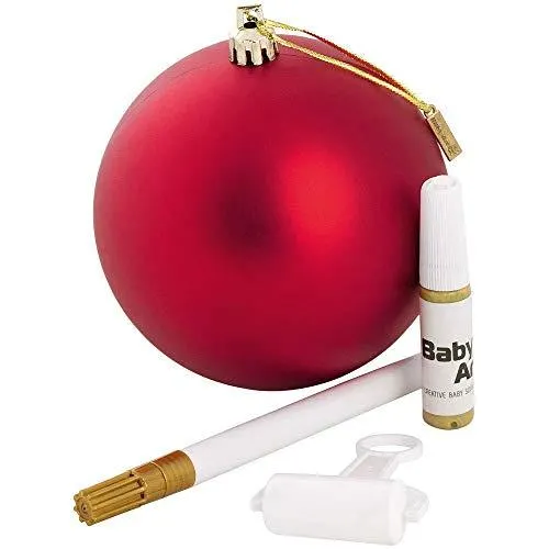 Baby art – my christmas fairy red