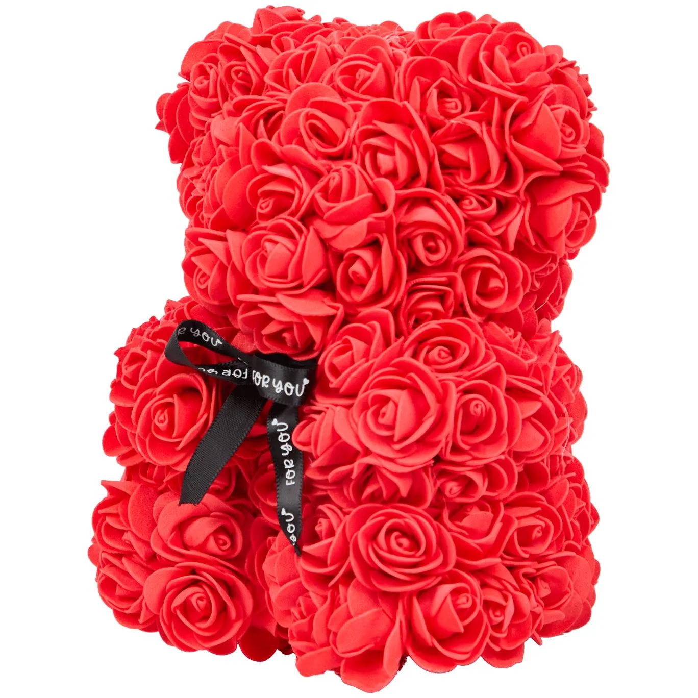 Orsetto di rose in confezione regalo