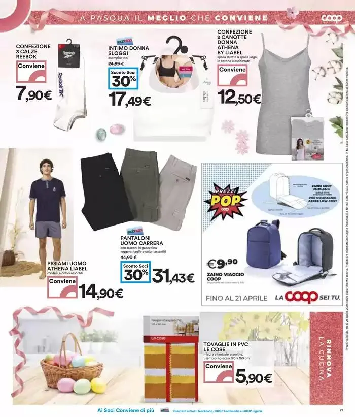 40 prodotti al 40% di sconto da 10 aprile a 21 aprile di 2025 - Pagina del volantino 21