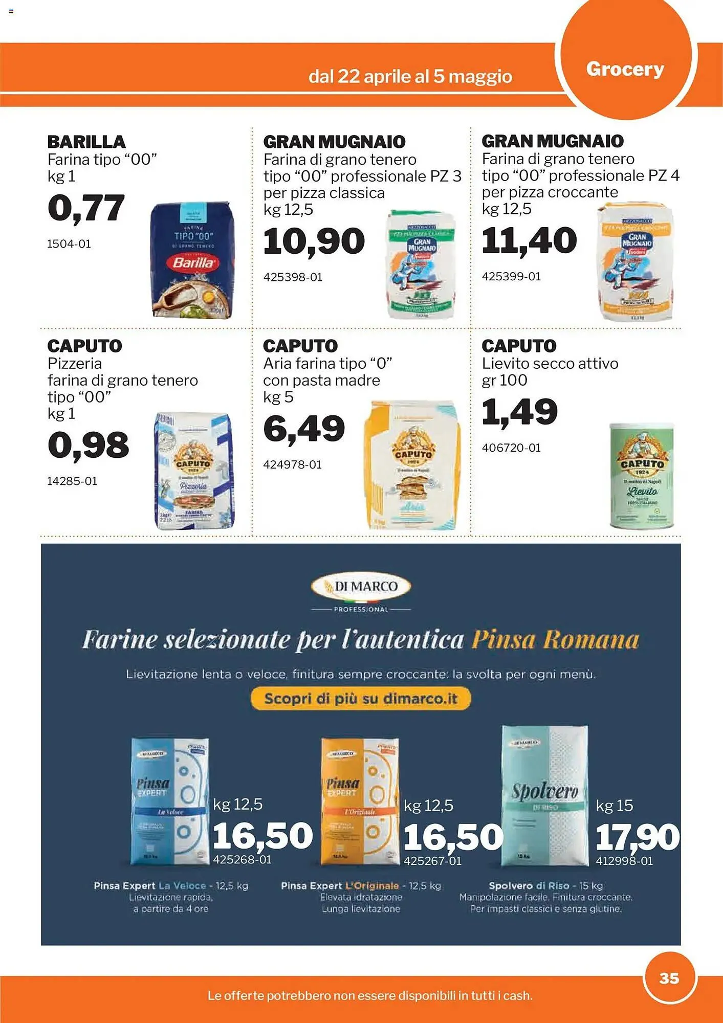 Volantino GrosMarket da 22 aprile a 5 maggio di 2026 - Pagina del volantino 35