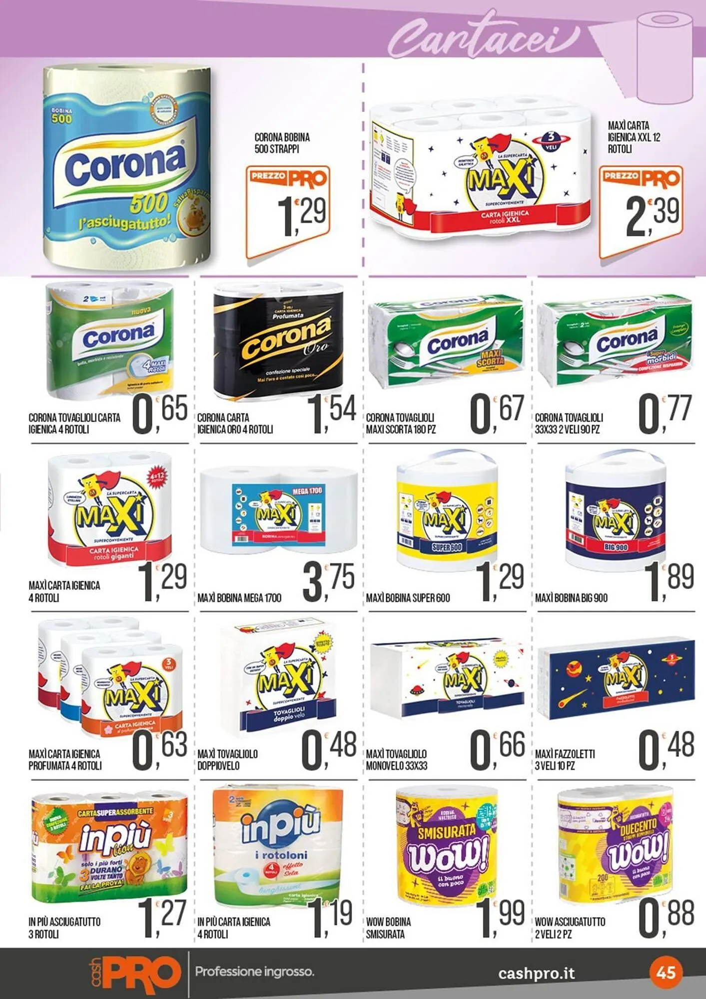 Volantino Cash pro da 23 giugno a 6 luglio di 2025 - Pagina del volantino 45