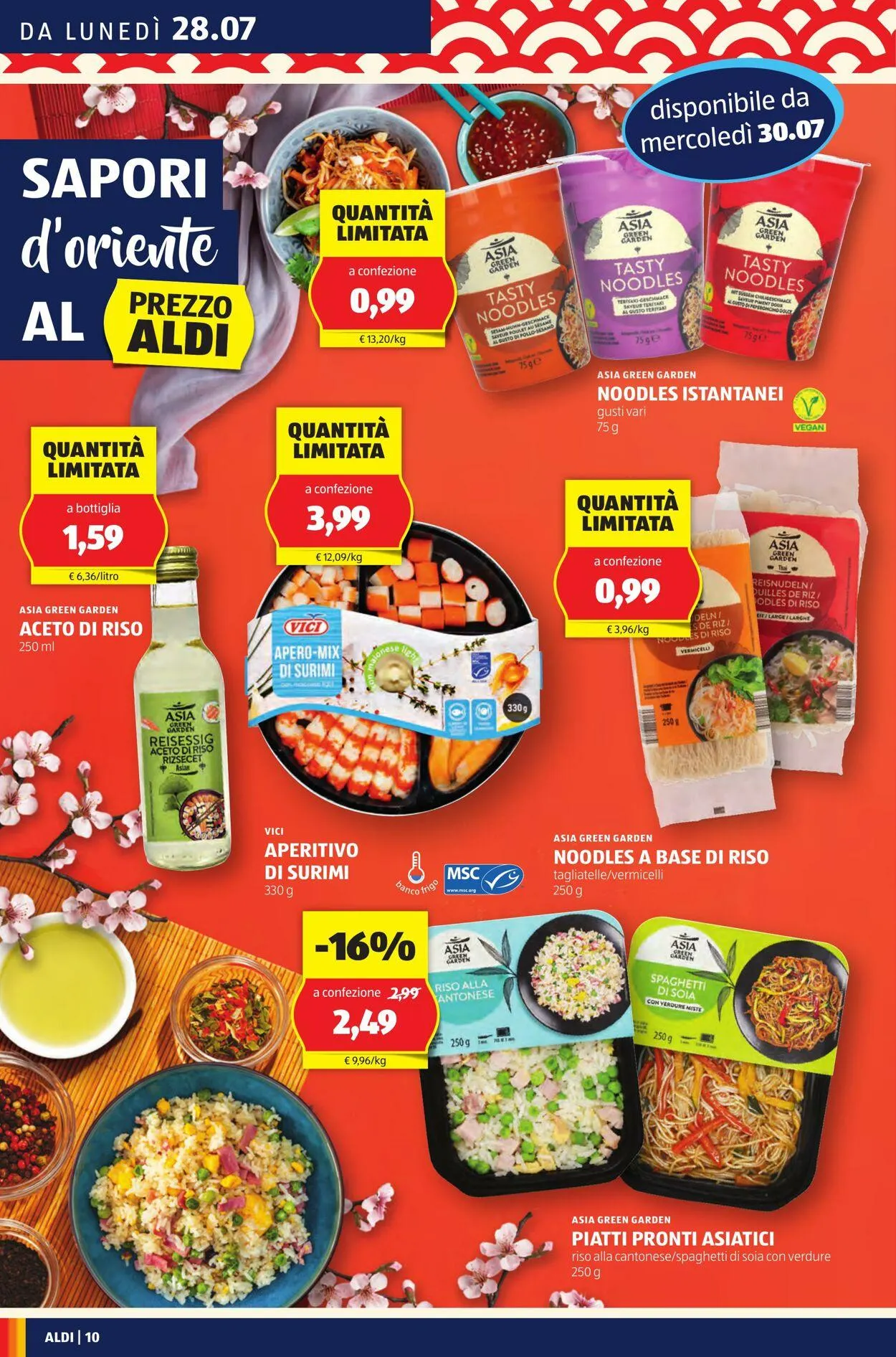 Aldi Volantino attuale da 28 luglio a 3 agosto di 2025 - Pagina del volantino 10