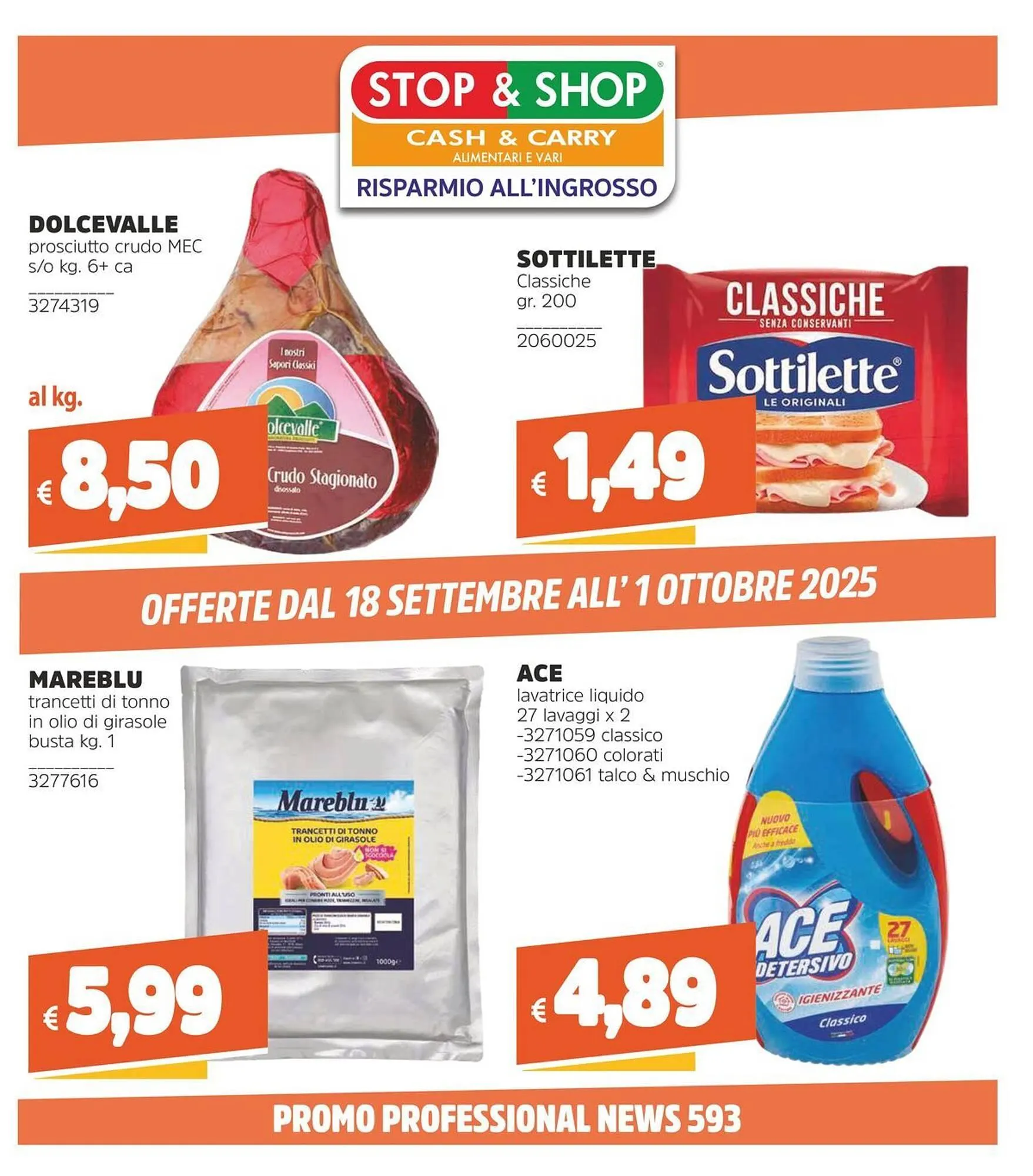 Volantino Stop&Shop da 18 settembre a 1 ottobre di 2025 - Pagina del volantino 1