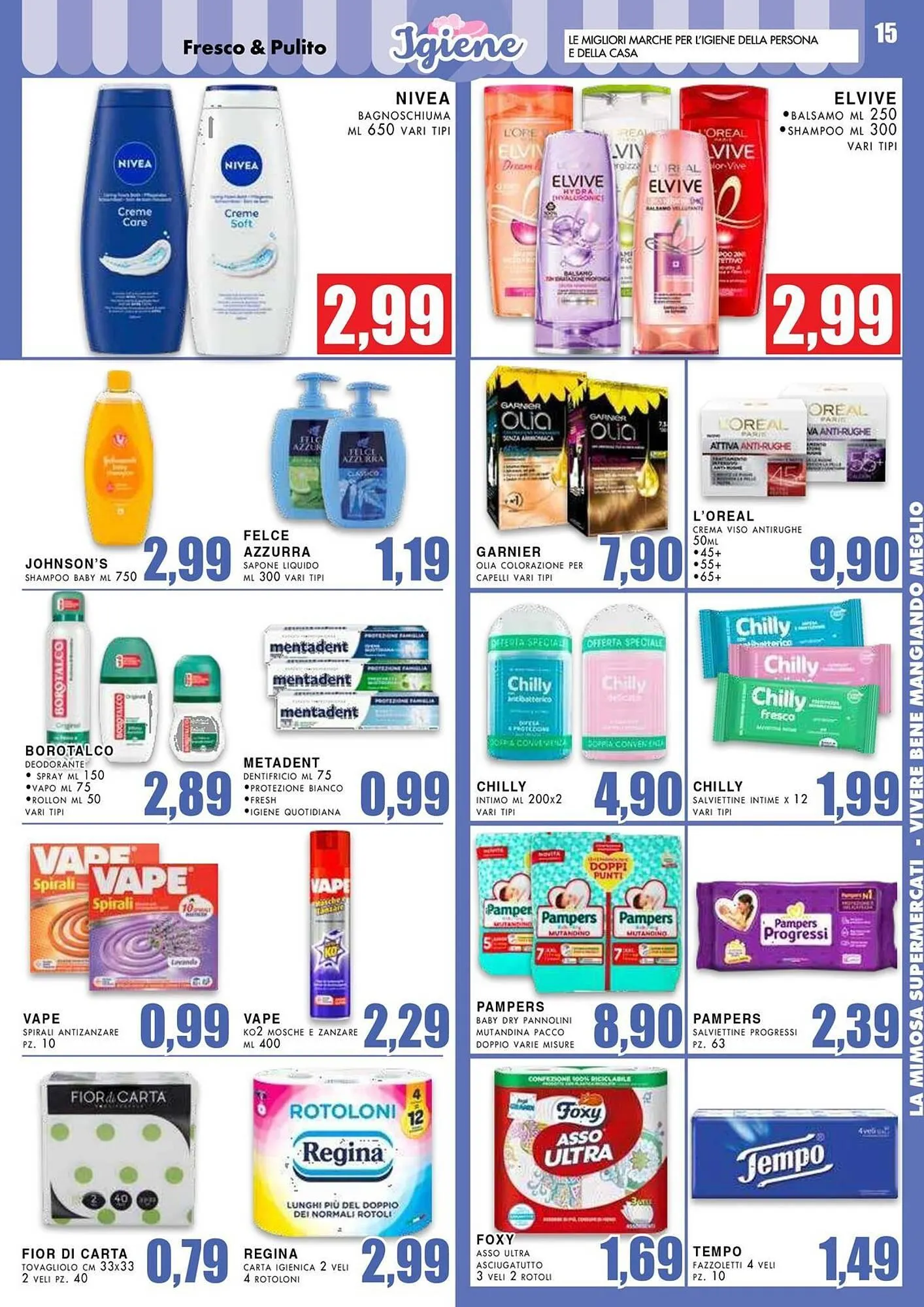 Volantino La Mimosa Supermercati da 25 agosto a 7 settembre di 2025 - Pagina del volantino 15