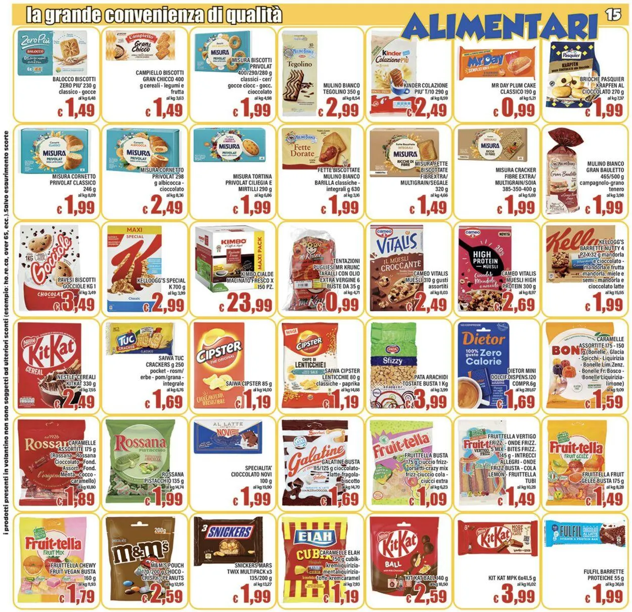 Top Supermercati Volantino attuale da 4 dicembre a 18 dicembre di 2025 - Pagina del volantino 15