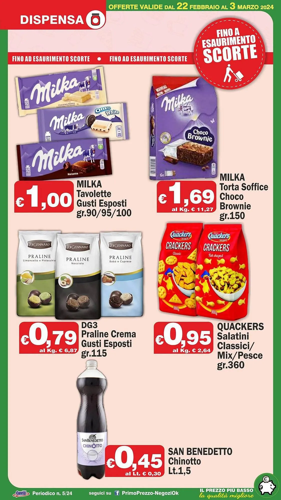 Volantino Primo Prezzo da 22 febbraio a 3 marzo di 2024 - Pagina del volantino 19