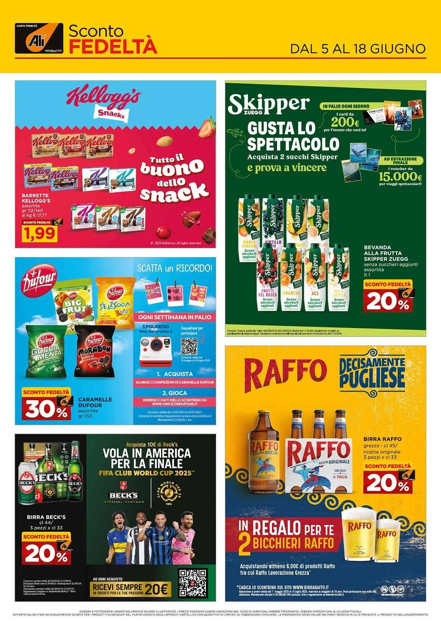 Volantino Alì Supermercati da 5 giugno a 18 giugno di 2025 - Pagina del volantino 1