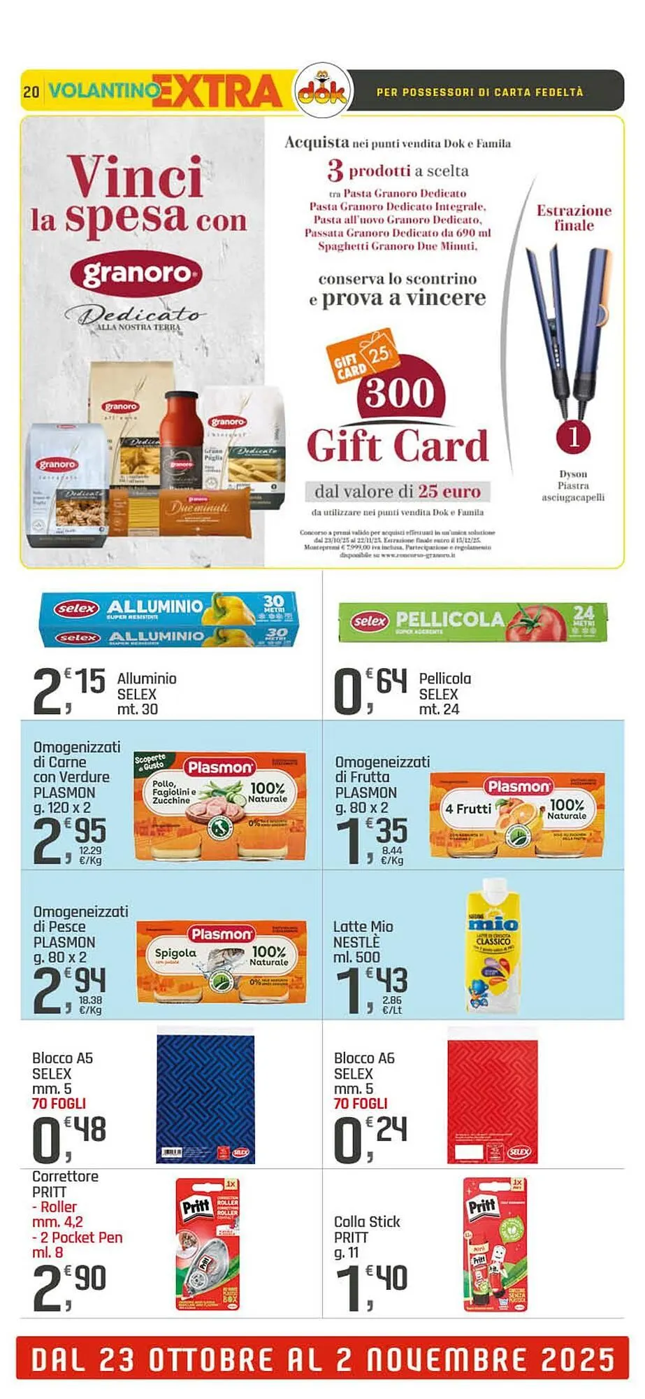 Volantino Supermercati Dok da 23 ottobre a 2 novembre di 2025 - Pagina del volantino 20