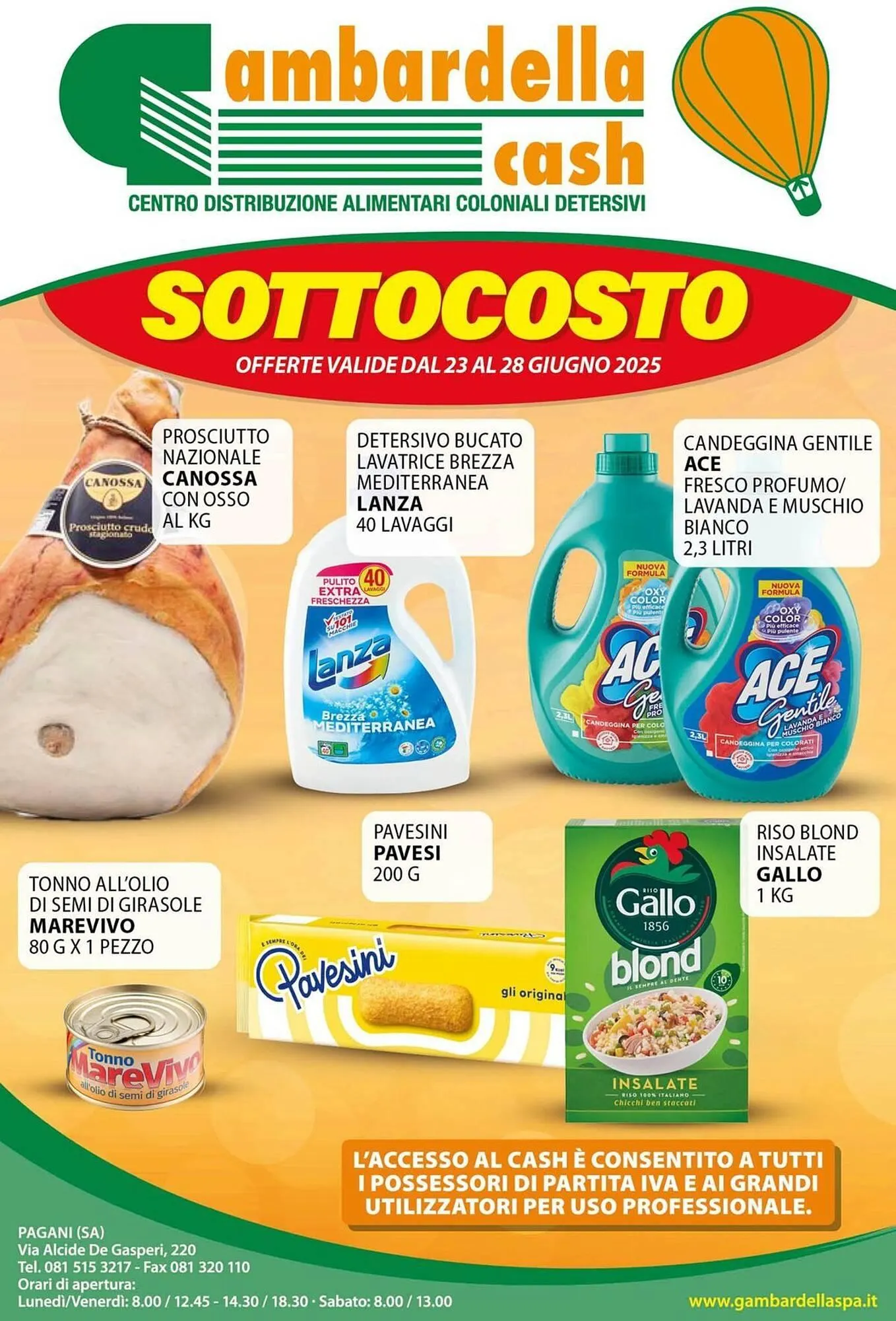 Volantino Gambardella Cash - 1