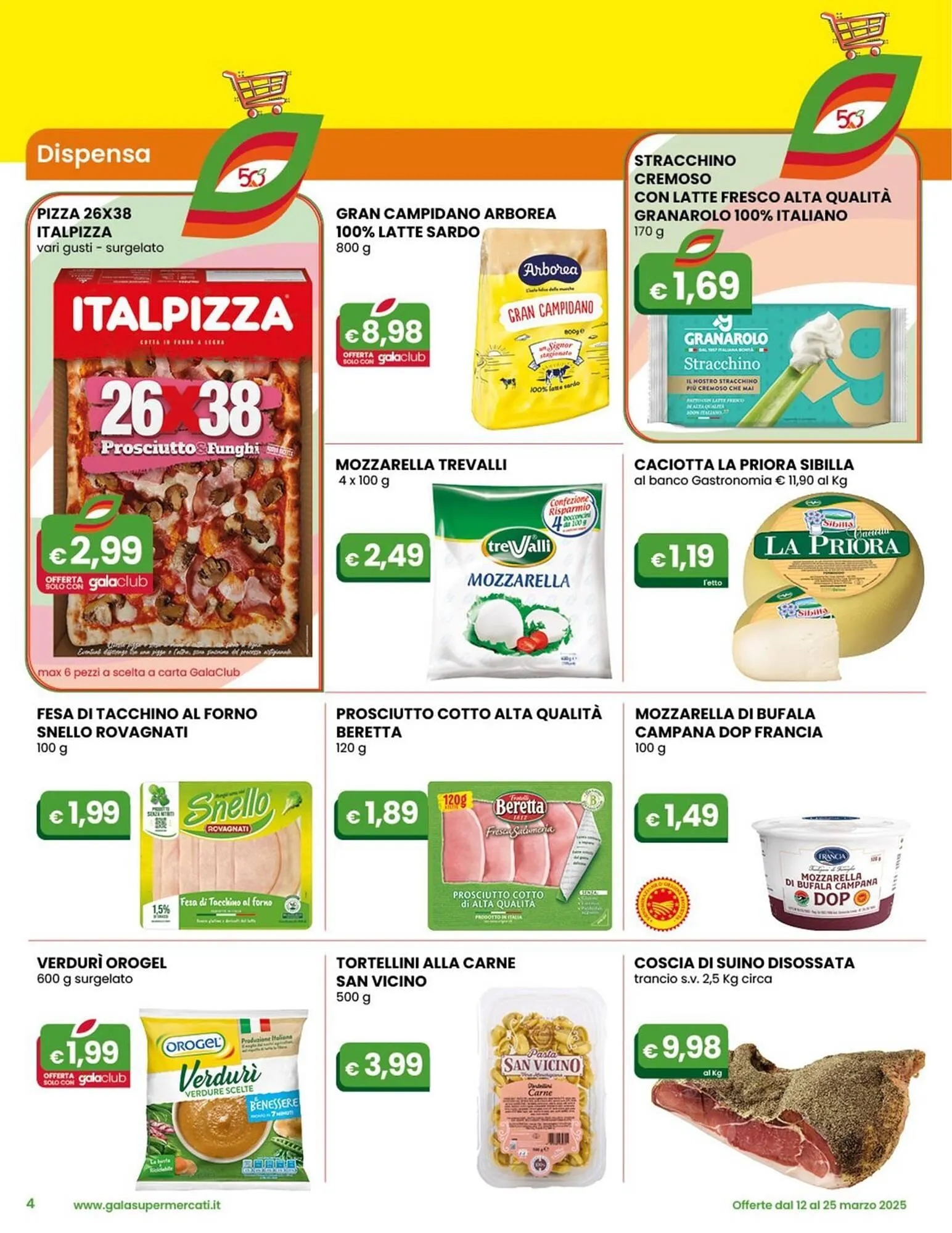 Volantino Gala Supermercati da 12 marzo a 25 marzo di 2025 - Pagina del volantino 4