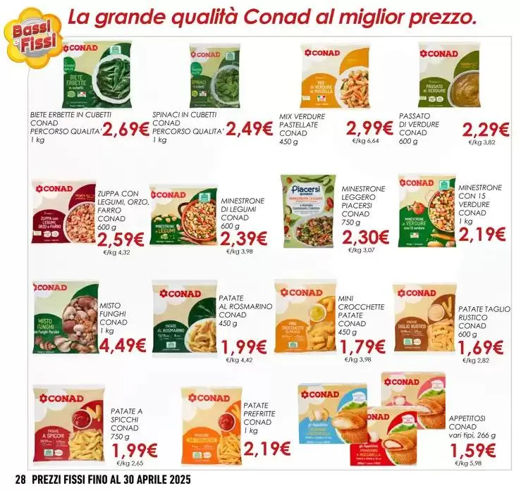 BASSI & FISSI da 2 gennaio a 30 aprile di 2025 - Pagina del volantino 28