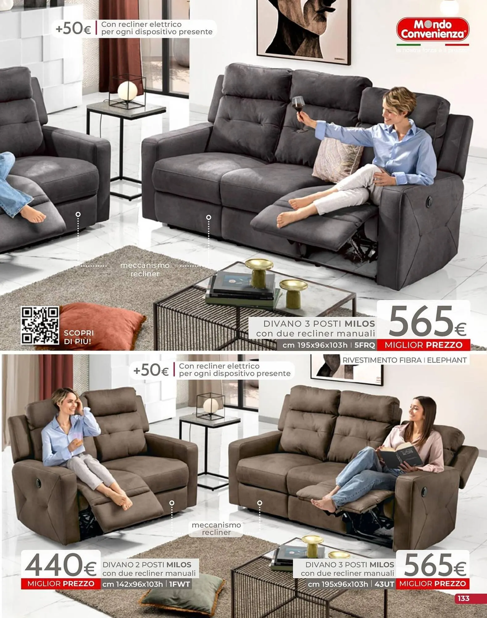 volantino Mondo Convenienza da 1 settembre a 31 dicembre di 2025 - Pagina del volantino 135