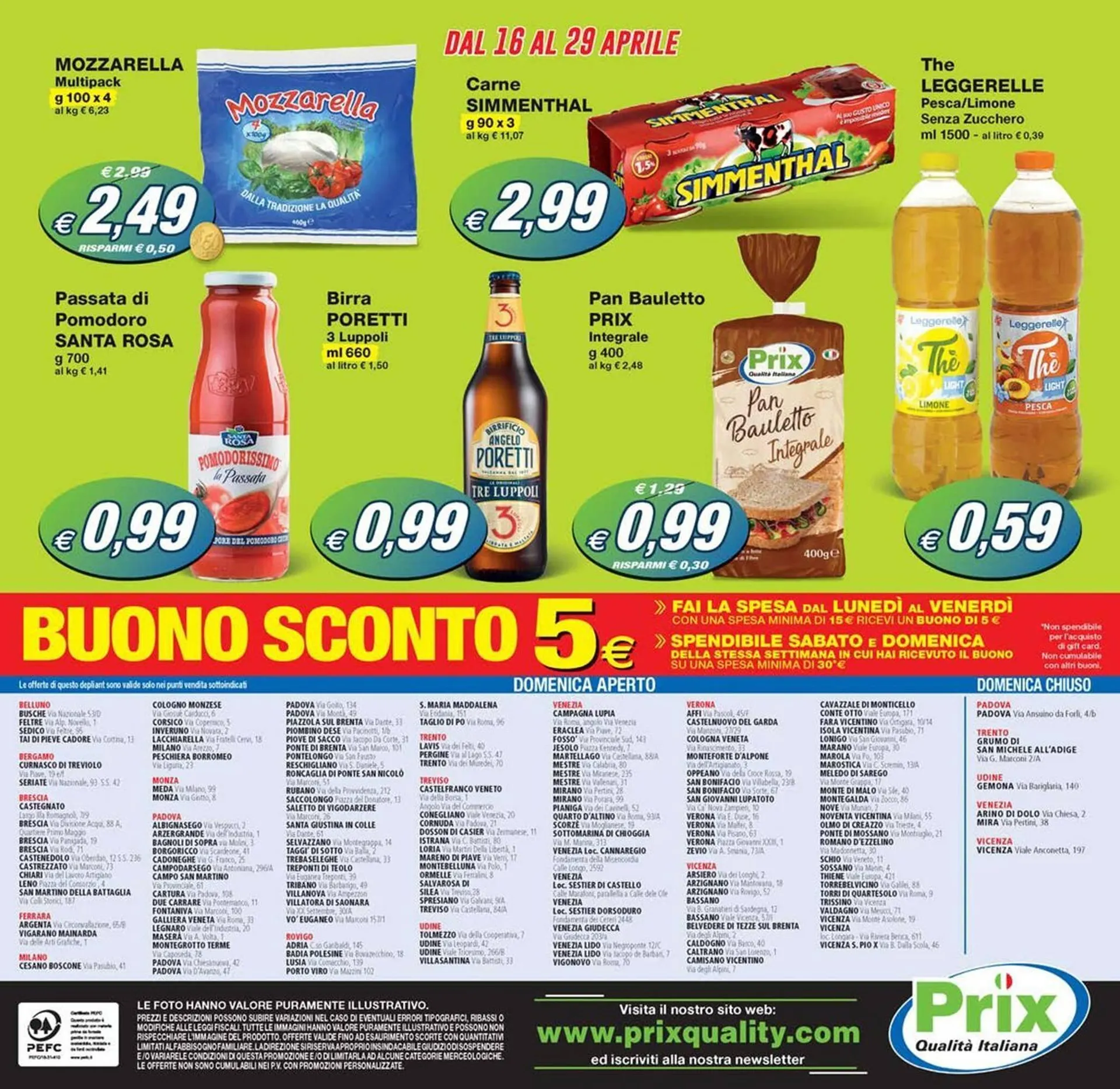 Volantino Prix Quality da 16 aprile a 29 aprile di 2024 - Pagina del volantino 16