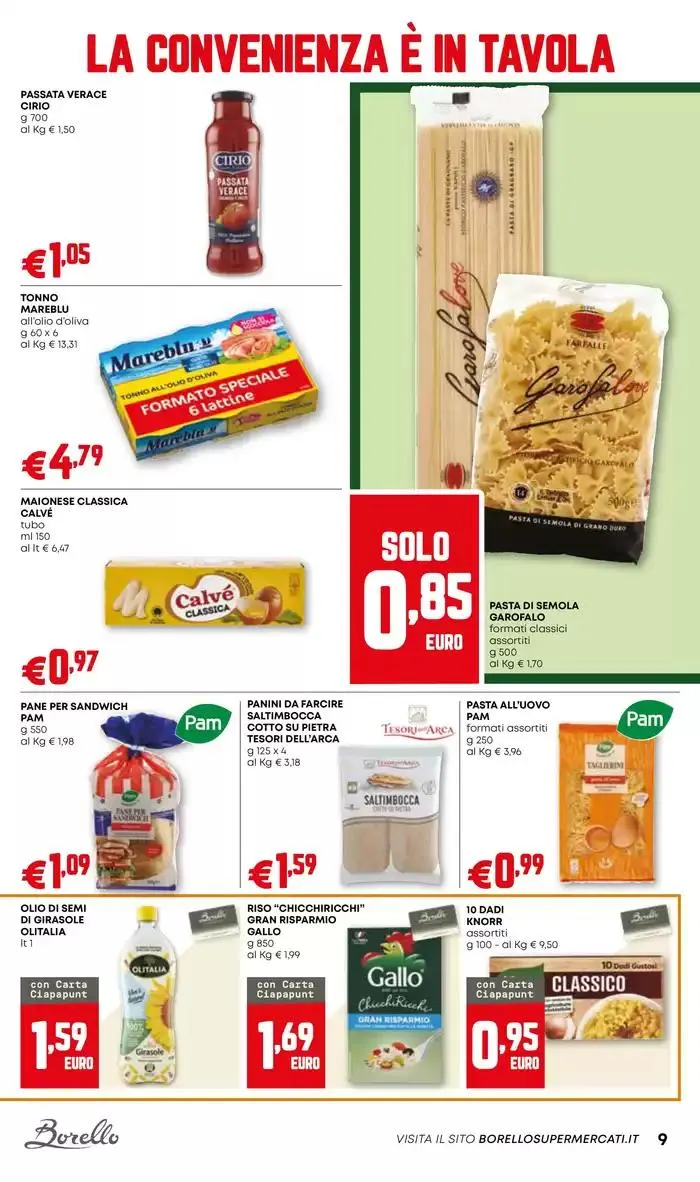 Convenienza di fine mese da 22 aprile a 29 aprile di 2025 - Pagina del volantino 9