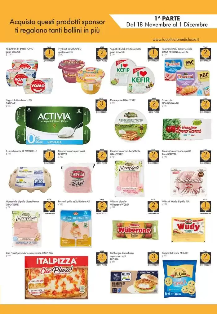 Raccolta bollini collezione di classe da 21 novembre a 16 febbraio di 2025 - Pagina del volantino 3