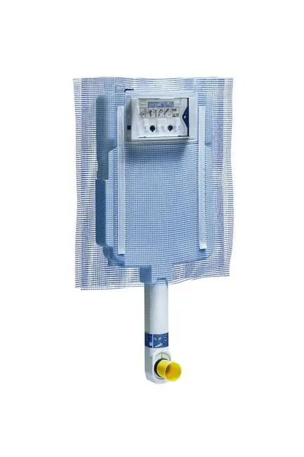 Cassetta wc a incasso GEBERIT GBR109.790.00 bianco pulsante doppio comando 9 L