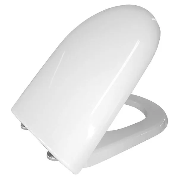 Copriwater esedra in termoindurente bianco cerniere in acciaio