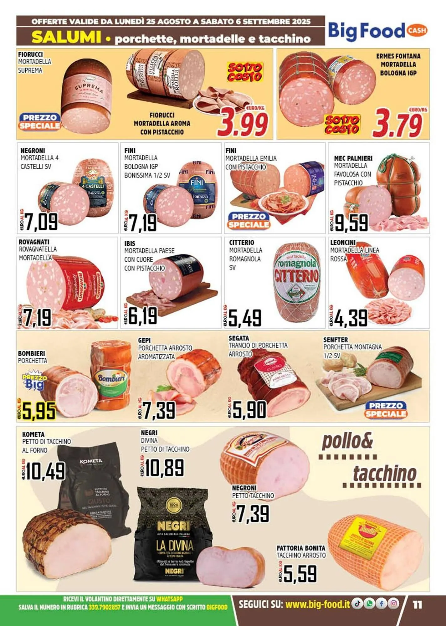 Volantino Big Food da 25 agosto a 6 settembre di 2025 - Pagina del volantino 11