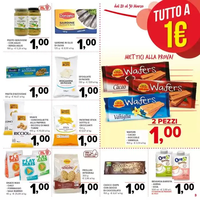 Tutto a 1 euro da 20 marzo a 30 marzo di 2025 - Pagina del volantino 3