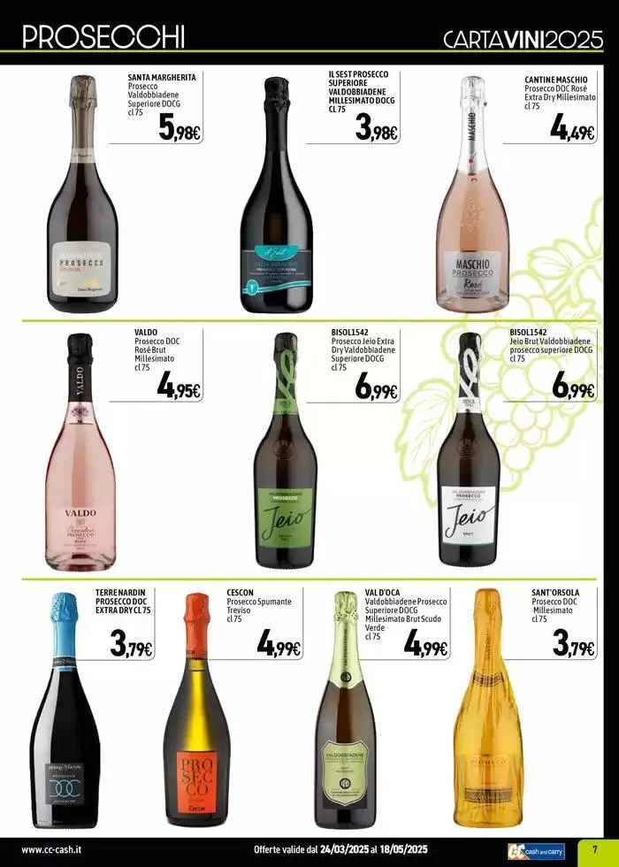 CARTA VINI da 7 aprile a 18 maggio di 2025 - Pagina del volantino 7