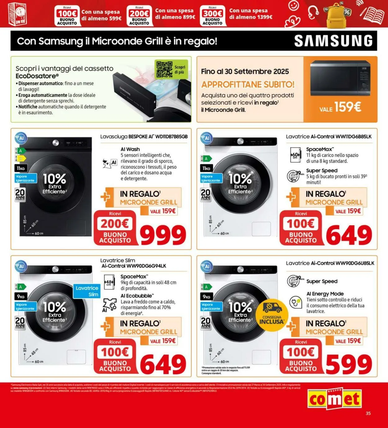 Comet Volantino attuale da 22 agosto a 11 settembre di 2025 - Pagina del volantino 35