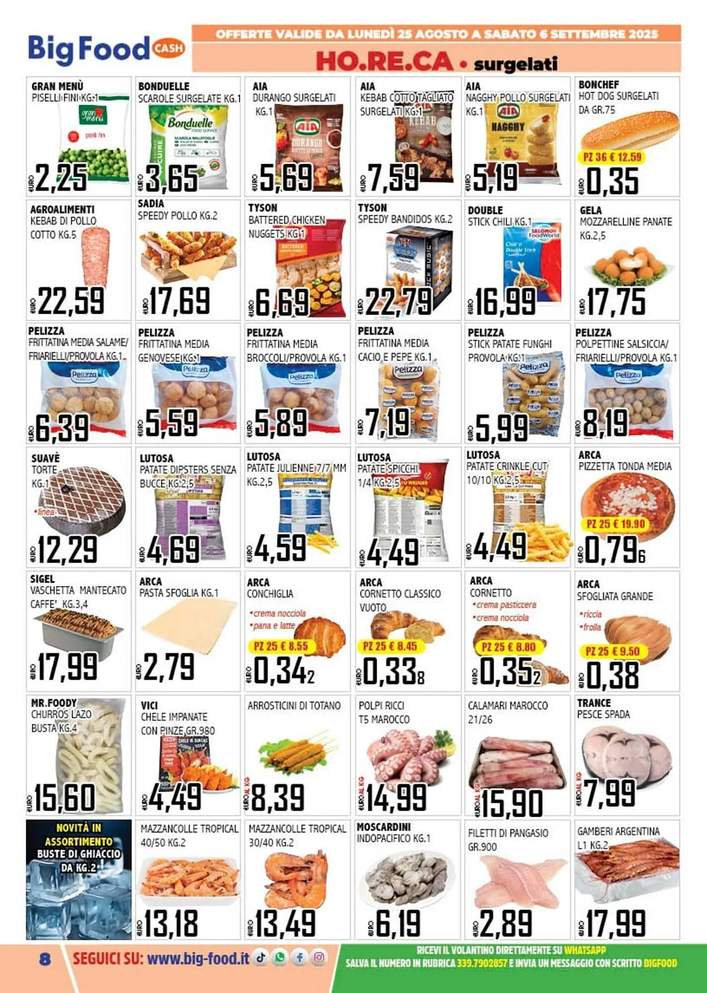 Volantino Big Food da 25 agosto a 6 settembre di 2025 - Pagina del volantino 8