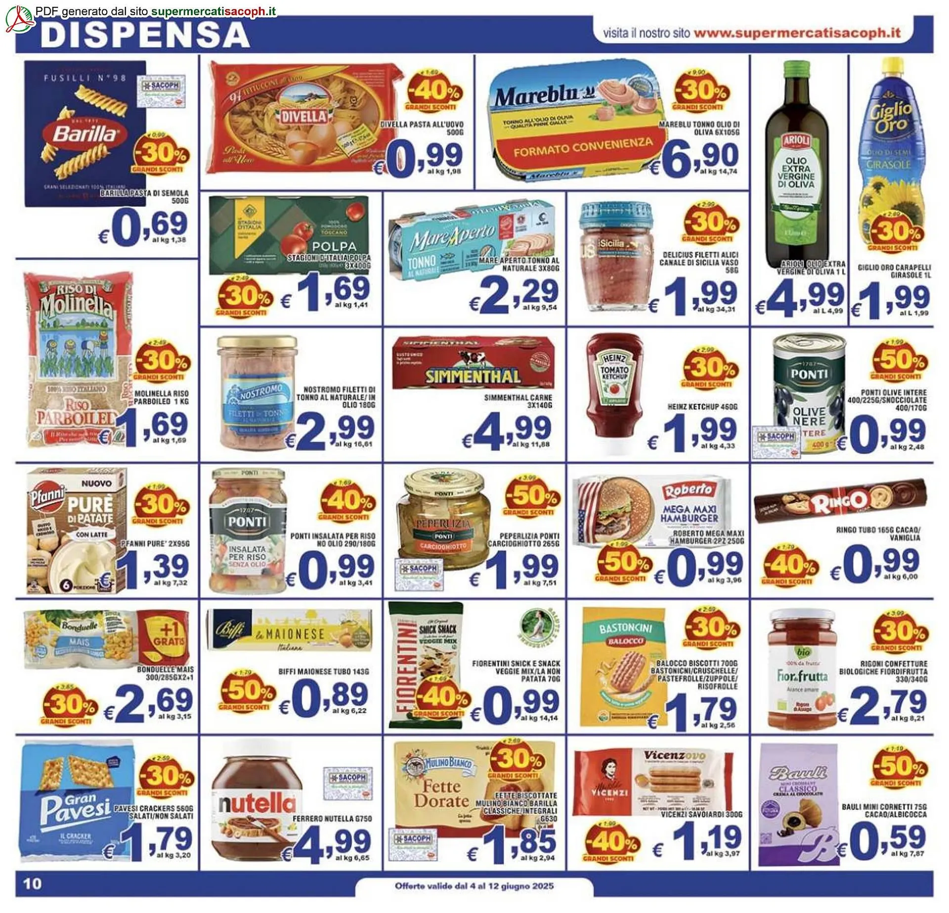 Volantino Sacoph da 4 giugno a 12 giugno di 2025 - Pagina del volantino 10