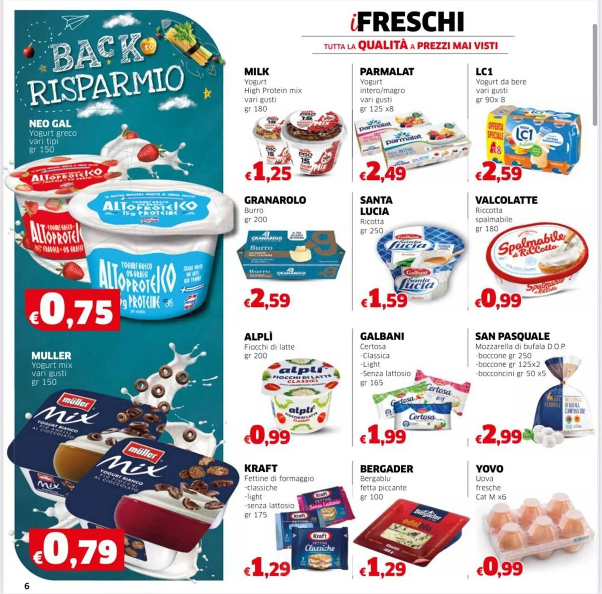 Volantino Mercati Alimentari da 28 agosto a 10 settembre di 2025 - Pagina del volantino 6