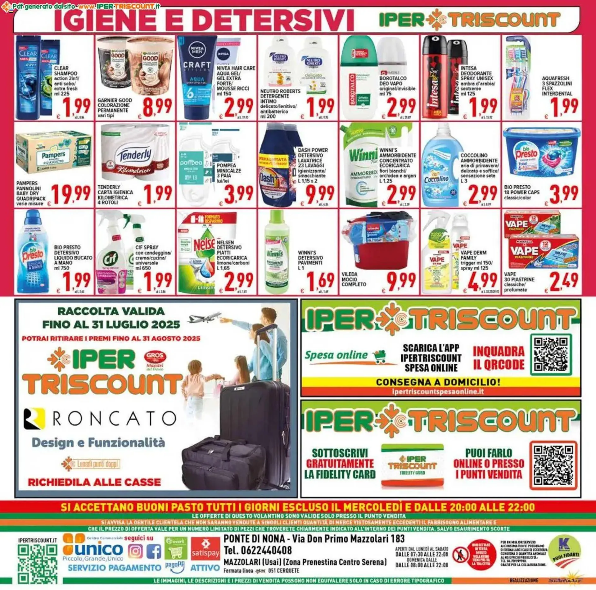 Volantino Iper Triscount da 25 luglio a 5 agosto di 2025 - Pagina del volantino 20