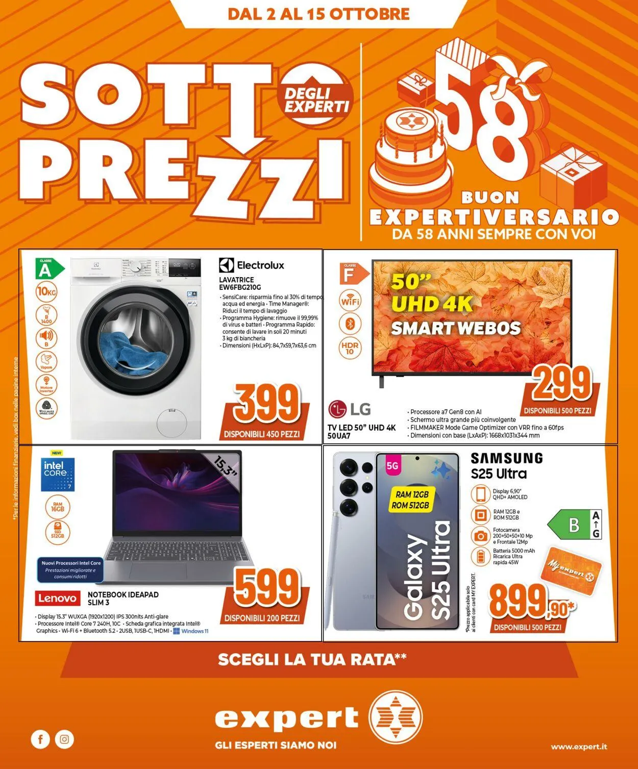 Expert Volantino attuale da 2 ottobre a 15 ottobre di 2025 - Pagina del volantino 1